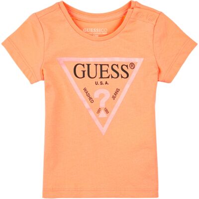 T-shirts med korta ärmar Guess T SHIRT 3 / 6 mån,6 / 9 mån,12 mån Flickor T-shirts med korta ärmar Guess T SHIRT 3 / 6 mån,6 / 9 mån,12 mån Flickor