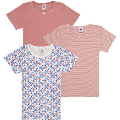 T-shirts med korta ärmar Petit Bateau 3 TEE SHIRTS MC 2 år Flickor T-shirts med korta ärmar Petit Bateau 3 TEE SHIRTS MC 2 år Flickor