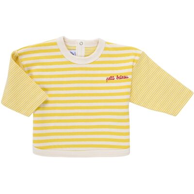 Sweatshirts Petit Bateau BARCLAY 3 mån,6 mån,12 mån Sweatshirts Petit Bateau BARCLAY 3 mån,6 mån,12 mån