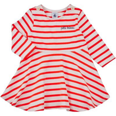 Kortklänningar Petit Bateau BODET 6 mån,12 mån Flickor Kortklänningar Petit Bateau BODET 6 mån,12 mån Flickor