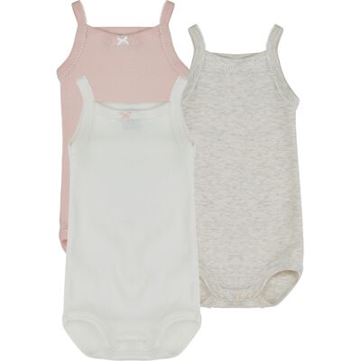 Bodies för barn Petit Bateau 3 BODIES A BRETELLES 3 mån,6 mån,18 mån,24 mån,36 mån Bodies för barn Petit Bateau 3 BODIES A BRETELLES 3 mån,6 mån,18 mån,24 mån,36 mån