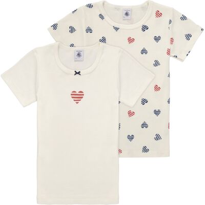 T-shirts med korta ärmar Petit Bateau TSMC X2 6 år Flickor T-shirts med korta ärmar Petit Bateau TSMC X2 6 år Flickor