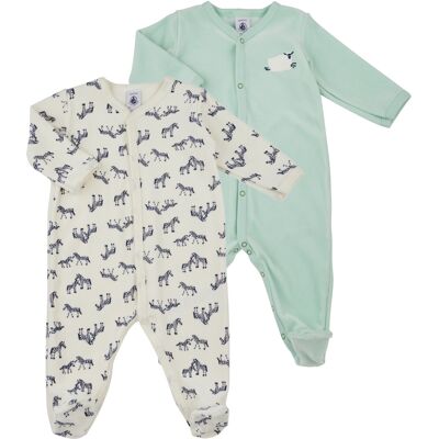 Pyjamasuppsättningar Petit Bateau LOT PYJAMA X2 6 mån,18 mån,24 mån Pyjamasuppsättningar Petit Bateau LOT PYJAMA X2 6 mån,18 mån,24 mån