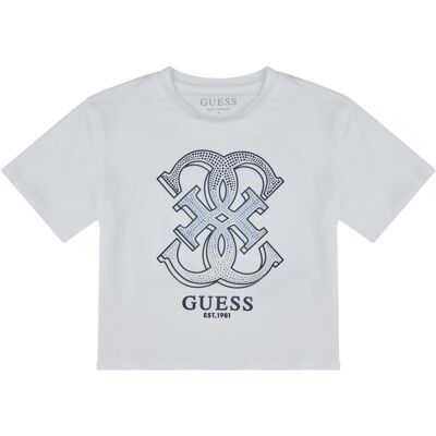 T-shirts med korta ärmar Guess ORGANIC COTTON STRETCH 8 ans,10 ans,12 ans,14 ans,16 ans Flickor T-shirts med korta ärmar Guess ORGANIC COTTON STRETCH 8 ans,10 ans,12 ans,14 ans,16 ans Flickor