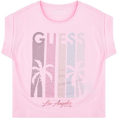 T-shirts med korta ärmar Guess MIDI BOXY SS T-SHIRT 8 ans,10 ans,12 ans,14 ans,16 ans Flickor T-shirts med korta ärmar Guess MIDI BOXY SS T-SHIRT 8 ans,10 ans,12 ans,14 ans,16 ans Flickor