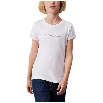 T-shirts med korta ärmar Calvin Klein Jeans IG0IG02857YAF 4 år,6 år,10 år,12 år,14 år,16 år Flickor T-shirts med korta ärmar Calvin Klein Jeans IG0IG02857YAF 4 år,6 år,10 år,12 år,14 år,16 år Flickor