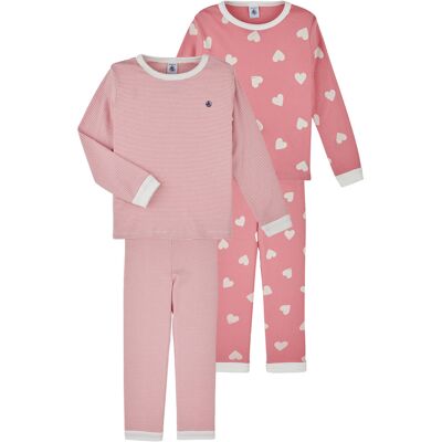 Pyjamasuppsättningar Petit Bateau 2 PYJAMAS 3 år,4 år,5 år Pyjamasuppsättningar Petit Bateau 2 PYJAMAS 3 år,4 år,5 år