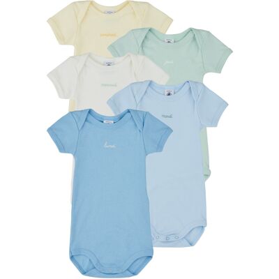Bodies för barn Petit Bateau 5 BODIES US MC 3 mån,6 mån,12 mån,18 mån Bodies för barn Petit Bateau 5 BODIES US MC 3 mån,6 mån,12 mån,18 mån
