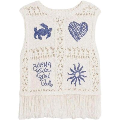 Koftor / Cardigans / Västar Desigual 26SGJF03 1001 4 år,6 år,8 år,10 år,12 år,14 år Flickor Koftor / Cardigans / Västar Desigual 26SGJF03 1001 4 år,6 år,8 år,10 år,12 år,14 år Flickor