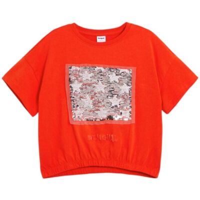 T-shirts med korta ärmar Desigual 26SGTK14 3083 4 år,6 år,10 år,12 år,14 år Flickor T-shirts med korta ärmar Desigual 26SGTK14 3083 4 år,6 år,10 år,12 år,14 år Flickor