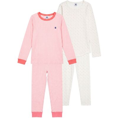 Pyjamas Petit Bateau PYJAMA X 2 6 år,8 år,10 år,12 år Flickor Pyjamas Petit Bateau PYJAMA X 2 6 år,8 år,10 år,12 år Flickor