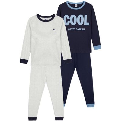 Pyjamas Petit Bateau PYJAMA X 2 6 år,8 år,10 år,12 år Pojkar Pyjamas Petit Bateau PYJAMA X 2 6 år,8 år,10 år,12 år Pojkar