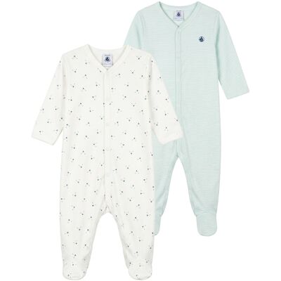 Pyjamas Petit Bateau DORS BIEN X 2 3 mån,6 mån,12 mån,18 mån,24 mån Pojkar Pyjamas Petit Bateau DORS BIEN X 2 3 mån,6 mån,12 mån,18 mån,24 mån Pojkar