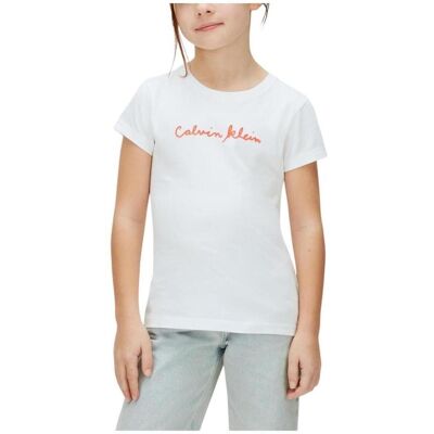 T-shirts med korta ärmar Calvin Klein Jeans LVCKJA17GYAF 4 år,6 år,8 år,10 år,12 år Flickor T-shirts med korta ärmar Calvin Klein Jeans LVCKJA17GYAF 4 år,6 år,8 år,10 år,12 år Flickor