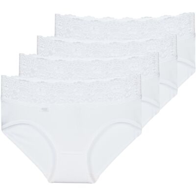 Trosor Sloggi ROMANCE X 4 FR 38,FR 40,FR 42,FR 44,FR 46,FR 48 Dam Trosor Sloggi ROMANCE X 4 FR 38,FR 40,FR 42,FR 44,FR 46,FR 48 Dam