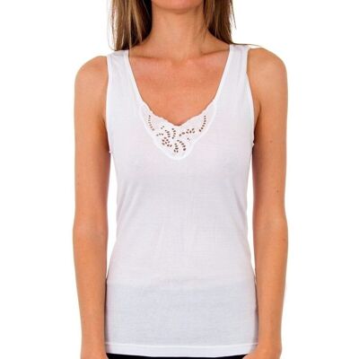 Abanderado 4750 - Vit undertröja EU S, M, L, XL Abanderado 4750 - Vit undertröja EU S, M, L, XL