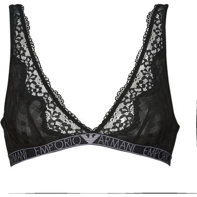 Giorgio Armani Triangel- & bygelfri bh Emporio Armani VICHY MESH LACE EU S,EU XL,EU XS Dam Giorgio Armani Triangel- & bygelfri bh Emporio Armani VICHY MESH LACE EU S,EU XL,EU XS Dam