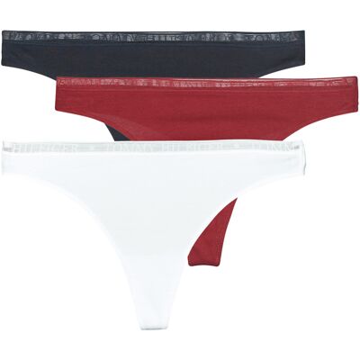 String Tommy Hilfiger TH LOGO COTTON X3 XS,EU XS Dam String Tommy Hilfiger TH LOGO COTTON X3 XS,EU XS Dam