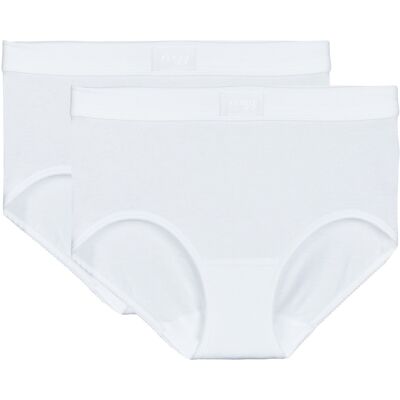 Trosor Sloggi Double Comfort T Maxi PACK DE 2 FR 40,FR 42,FR 44,FR 46,FR 48 Dam Trosor Sloggi Double Comfort T Maxi PACK DE 2 FR 40,FR 42,FR 44,FR 46,FR 48 Dam