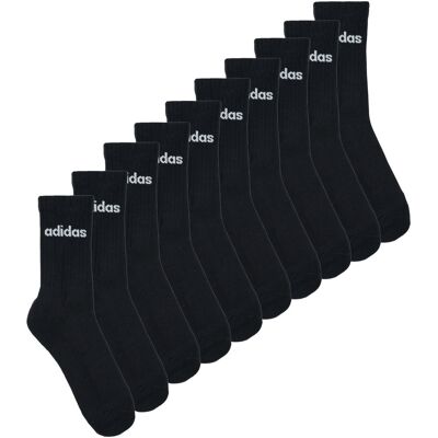Strumpor adidas LINEAR CUSHIONED CREW SOCK 10 PAIR PACK XS,M,S,XL,L Dam Strumpor adidas LINEAR CUSHIONED CREW SOCK 10 PAIR PACK XS,M,S,XL,L Dam