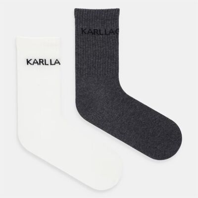 Knästrumpor Karl Lagerfeld Essential Socks 2 Pack One size Dam Knästrumpor Karl Lagerfeld Essential Socks 2 Pack One size Dam