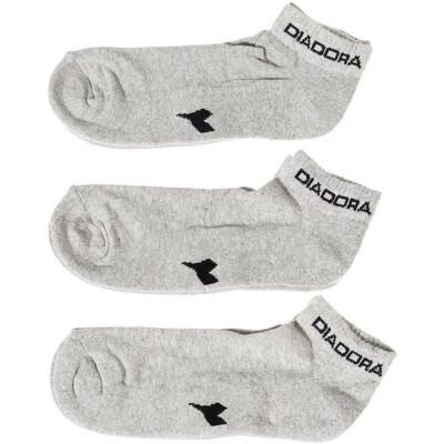 Diadora Pack-3 Grå sportstrumpor - Unisex - Storlek UK 2.5-5 Diadora Pack-3 Grå sportstrumpor - Unisex - Storlek UK 2.5-5