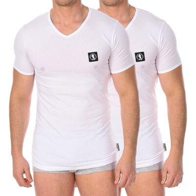 Underställ Bikkembergs BKK1UTS08BI-WHITE EU XL Herr Underställ Bikkembergs BKK1UTS08BI-WHITE EU XL Herr