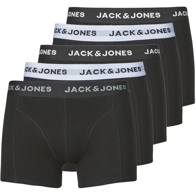 Boxershorts Jack & Jones JACSOLID TRUNKS 5 PACK OP XL,EU L,EU XL Herr Boxershorts Jack & Jones JACSOLID TRUNKS 5 PACK OP XL,EU L,EU XL Herr