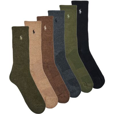 Strumpor Polo Ralph Lauren PRFRMNC CTNC-CREW SOCK-6 PACK One size Herr Strumpor Polo Ralph Lauren PRFRMNC CTNC-CREW SOCK-6 PACK One size Herr