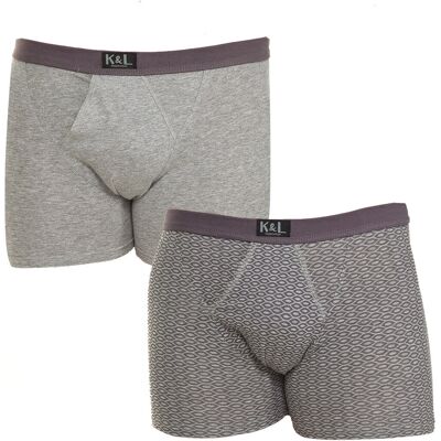 Boxershorts Kisses And Love KLB3-2011-GRAY EU XXL,EU L,EU XL Herr Boxershorts Kisses And Love KLB3-2011-GRAY EU XXL,EU L,EU XL Herr