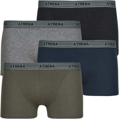 Boxershorts Athena BASIC COTON Pack de 4 EU S Herr Boxershorts Athena BASIC COTON Pack de 4 EU S Herr