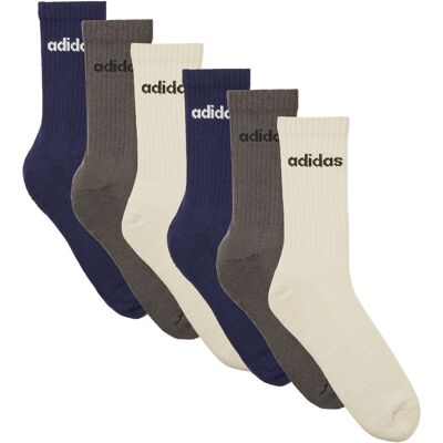 Strumpor adidas Linear Crew Socks Cushioned Socks 6 Pair Pack M,L Herr Strumpor adidas Linear Crew Socks Cushioned Socks 6 Pair Pack M,L Herr