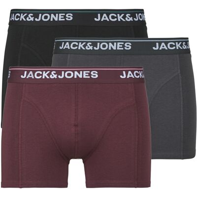Boxershorts Jack & Jones JACTIMOTHY SOLID TRUNKS X3 XL,EU S,EU M,EU L,EU XL Herr Boxershorts Jack & Jones JACTIMOTHY SOLID TRUNKS X3 XL,EU S,EU M,EU L,EU XL Herr