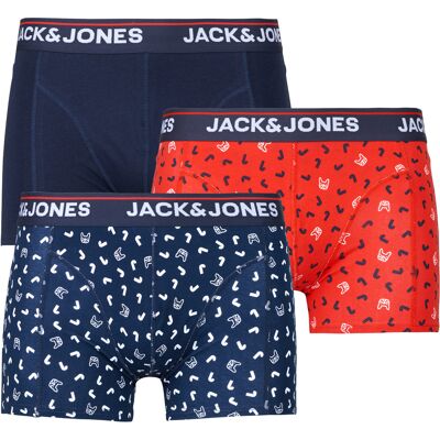 Boxershorts Jack & Jones JACDOG LOGO TRUNKS X3 XL,EU S,EU M,EU L,EU XL Herr Boxershorts Jack & Jones JACDOG LOGO TRUNKS X3 XL,EU S,EU M,EU L,EU XL Herr