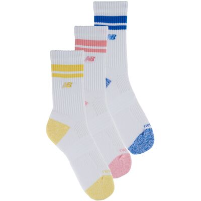 Sportstrumpor New Balance ACTIVE LIFESTYLE STRIPED CREW SOCKS 3 PACK XL,L Herr Sportstrumpor New Balance ACTIVE LIFESTYLE STRIPED CREW SOCKS 3 PACK XL,L Herr
