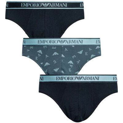 Giorgio Armani Briefs Emporio Armani 3 Pack-underkläder EU XXL,EU S,EU M,EU L,EU XL Herr Giorgio Armani Briefs Emporio Armani 3 Pack-underkläder EU XXL,EU S,EU M,EU L,EU XL Herr