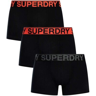 Boxershorts Superdry 3 förpackningsstammar EU XXL,EU S,EU M,EU L,EU XL Herr Boxershorts Superdry 3 förpackningsstammar EU XXL,EU S,EU M,EU L,EU XL Herr