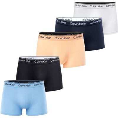 Boxershorts Calvin Klein Jeans LOW RISE TRUNK 5PK LV00NB4412 EU XXL,EU S,EU M,EU L,EU XL Herr Boxershorts Calvin Klein Jeans LOW RISE TRUNK 5PK LV00NB4412 EU XXL,EU S,EU M,EU L,EU XL Herr