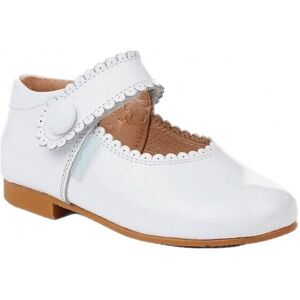 Ballerinor Angelitos 1502 MERCEDITAS CHAROL CON VELCRO Blanco 18,19,20,21,22,23,24,25,26,27 Flickor Ballerinor Angelitos 1502 MERCEDITAS CHAROL CON VELCRO Blanco 18,19,20,21,22,23,24,25,26,27 Flickor