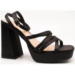 Sandaler med klack Alma Blue V23BL1071-BLACK 36 Sandaler med klack Alma Blue V23BL1071-BLACK 36