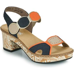 Sandaler med klack Rieker 63876-90 36,37,38,39,40,41 Sandaler med klack Rieker 63876-90 36,37,38,39,40,41