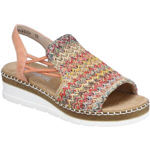 Sandaler med klack Rieker V1241 37,39 Sandaler med klack Rieker V1241 37,39