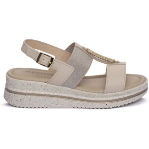 Sandaler med klack Valleverde ECRU 36,37,39,40 Sandaler med klack Valleverde ECRU 36,37,39,40