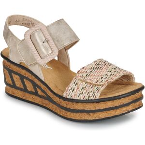Sandaler med klack Rieker 68172-60 36,37,38,39,40,41 Sandaler med klack Rieker 68172-60 36,37,38,39,40,41