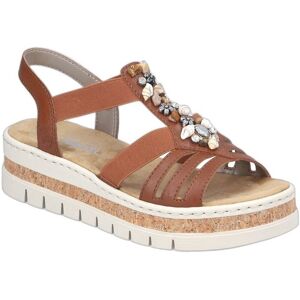 Sandaler med klack Rieker V4949 36,37,38,39,40 Sandaler med klack Rieker V4949 36,37,38,39,40