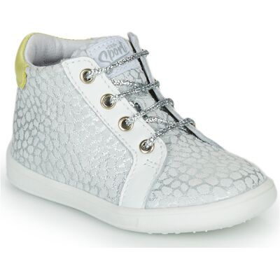 GBB FAMIA Silver Barn Hög-Top Sneakers - Stöd för Första Stegen GBB FAMIA Silver Barn Hög-Top Sneakers - Stöd för Första Stegen
