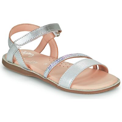 Barnsandaler Little Mary DOLERON Silver Läder - Sandaler Barnsandaler Little Mary DOLERON Silver Läder - Sandaler