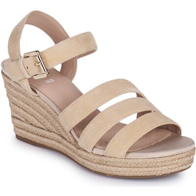Sandaler med klack Geox D SOLEIL C 38 Sandaler med klack Geox D SOLEIL C 38