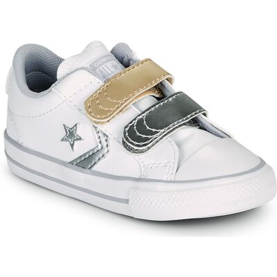 Converse Star Player 2V Metalliskt Läder Ox - Sneakers Converse Star Player 2V Metalliskt Läder Ox - Sneakers
