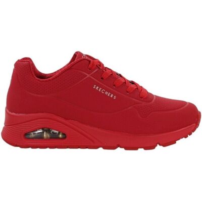 Skechers Röda Skor för hela året för barn och kvinnor - Modell 310024LRED Skechers Röda Skor för hela året för barn och kvinnor - Modell 310024LRED